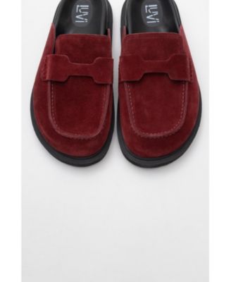 Laven Suede Leather Clogs