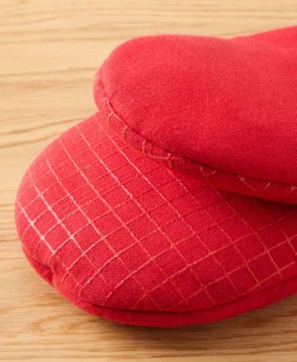 Gourmet Series Gridlines Mini Oven Mitts Set, Pack of 2