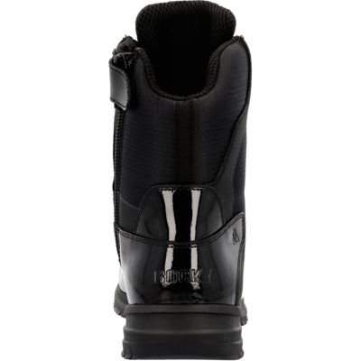 Men's Cadet 8" Black Side Zip Public Service Boot