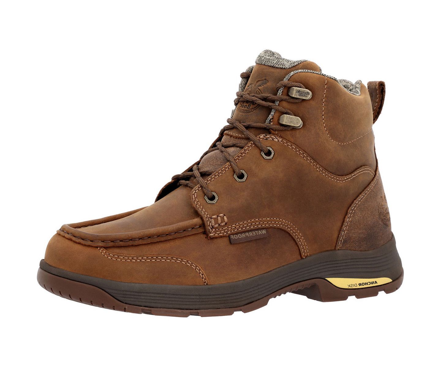 Мужские ботинки GEORGIA BOOT Athens SuperLyte Moc-Toe Waterproof Work Boot — фото 7