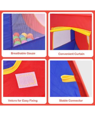 Portable Kid Play House Toy Tent with 100 Balls