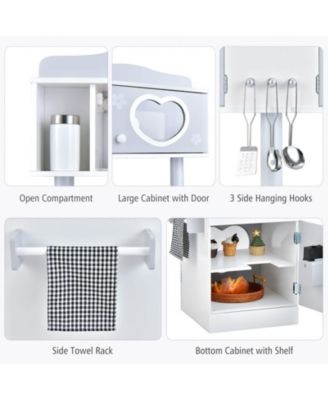 Chef Pretend Kitchen Playset with Cooking Oven and Sink for Toddlers