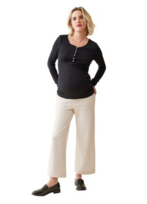Maternity Ingrid + Isabel Wide Leg Ponte Pant