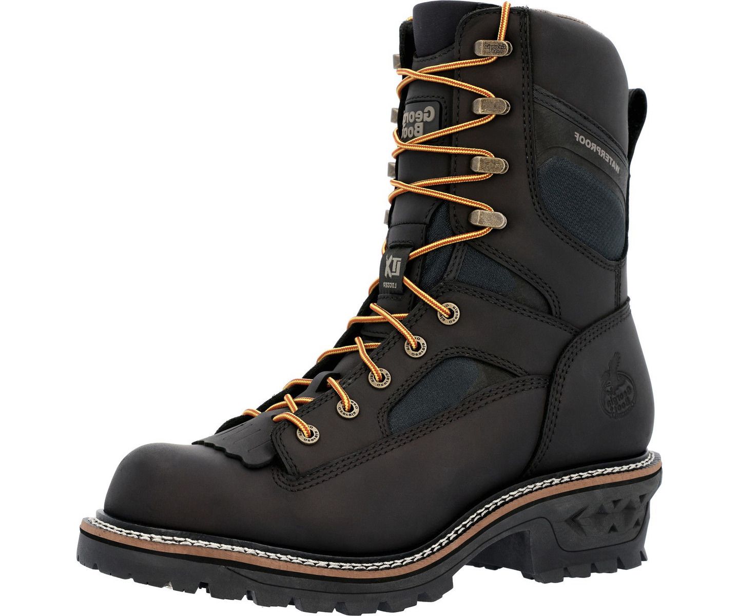 Мужские ботинки GEORGIA BOOT Ltx Logger Waterproof Black Work Boot, цвет: Чёрный — фото 9