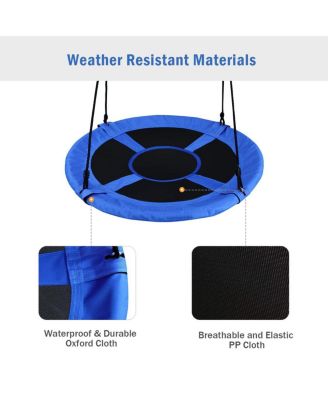 40 Inch Flying Saucer Tree Swing Indoor Outdoor Play Set