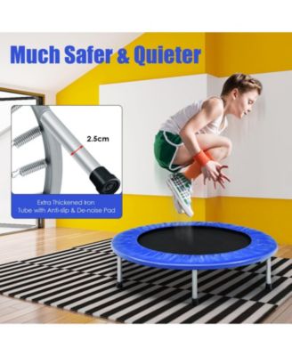 38 Inch Mini Folding Trampoline Portable Recreational Fitness Rebounder