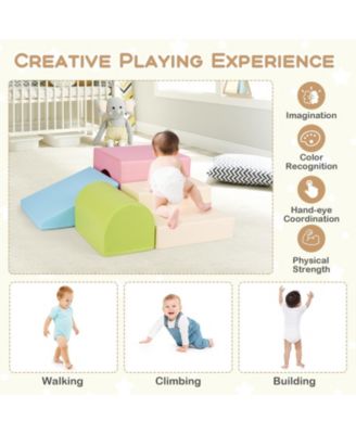 Climb and Crawl Foam Block Play Set for Infant Baby