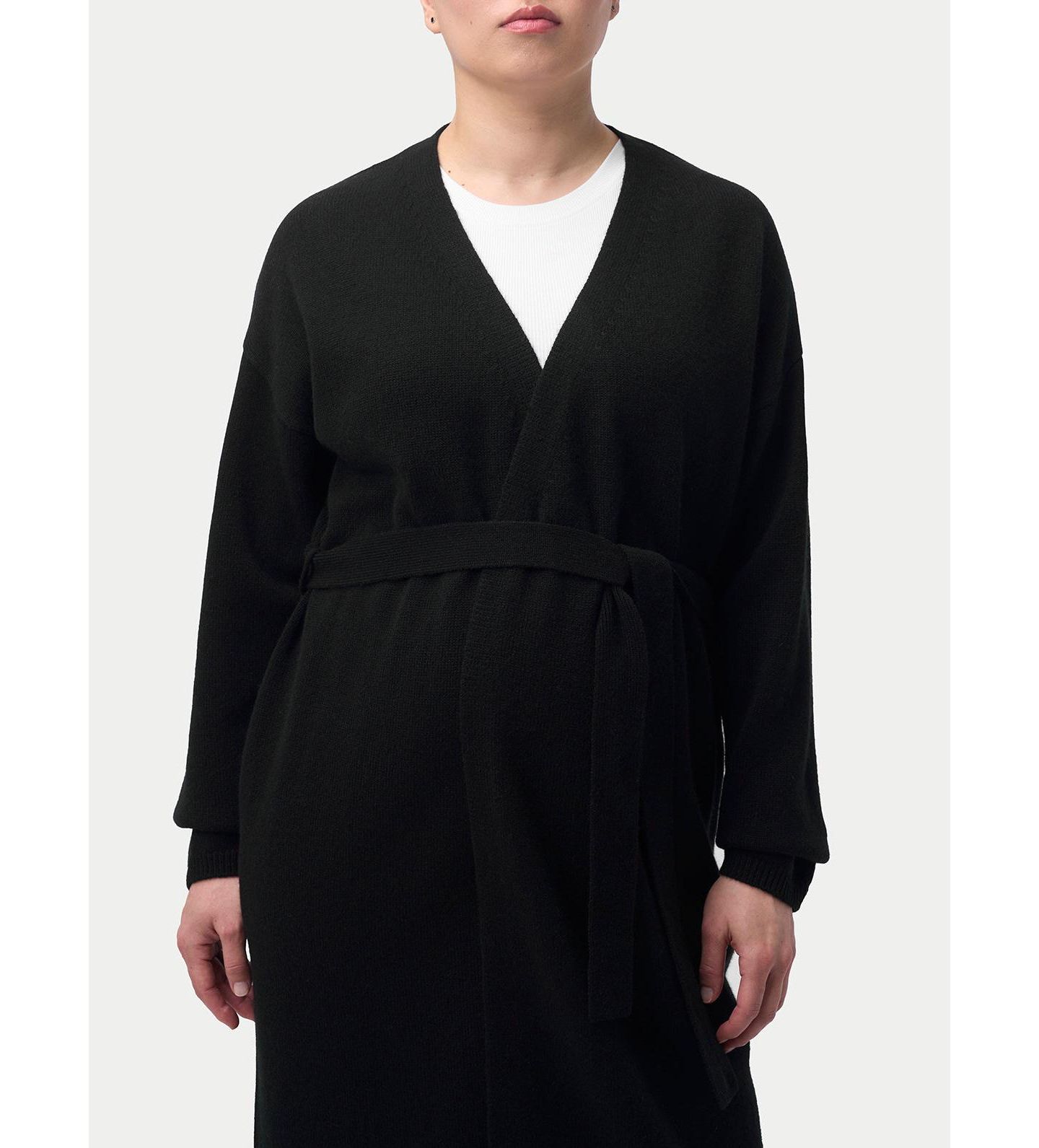 Халат Maternity Cashmere — Gobi Cashmere, цвет: Чёрный синий графитовый — фото 1