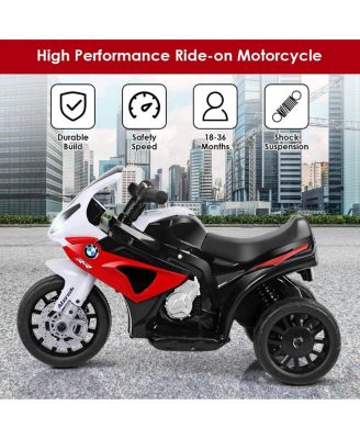 6V Kids 3 Wheels Riding BMW Licensed Electric Motorcycle