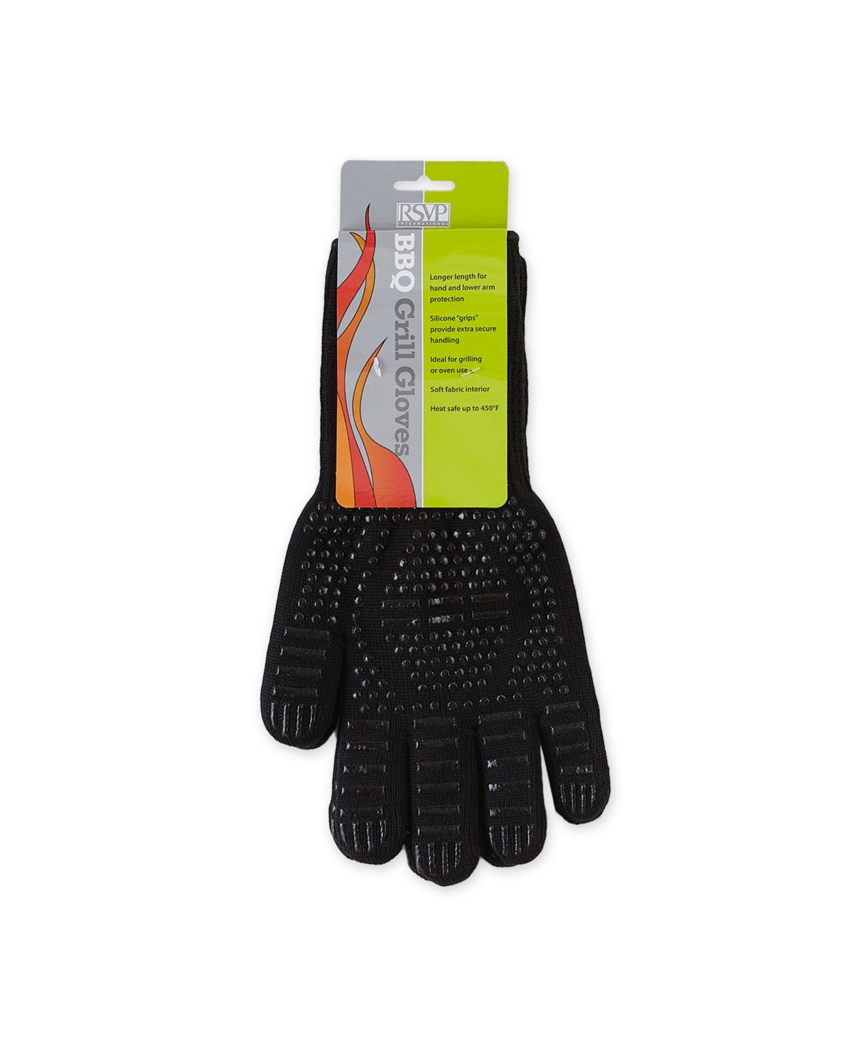Rsvp International Barbecue Grilling Collection Heat-resistant Gloves, Set Of 2