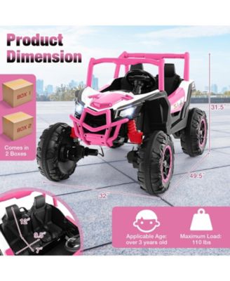 2-Seater Kids Ride on UTV with 2.4G Remote Control for over 3 Years Old Children