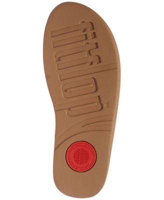 Women's Fino Crystal Chain Leather Toe-Post Sandals