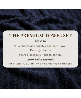 100% Cotton 2-Piece Oversized Bath Sheet Set, 35” x 68”