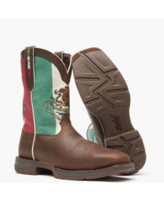 Men's Rebel by Steel Toe Mexico Flag Western Boot