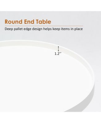 Round Side Table Sofa Coffee End Accent Table Nightstand Home Furniture