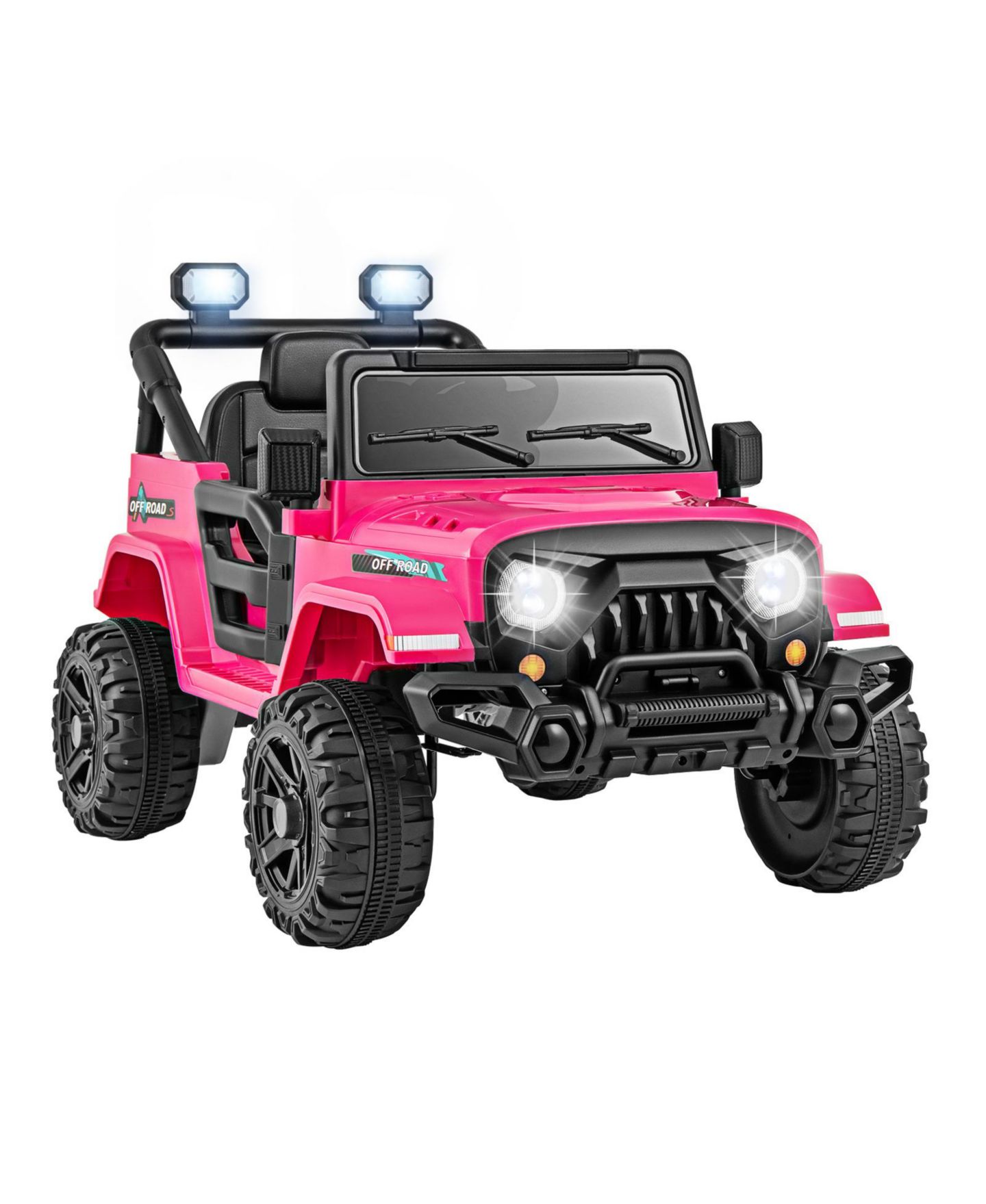 Детская игрушка Mecale 12V Kids Ride-On Truck with Remote Control, 39"L x 24.4"W x 24.4"H, Ages 3+, цвет: Розовый — фото 1