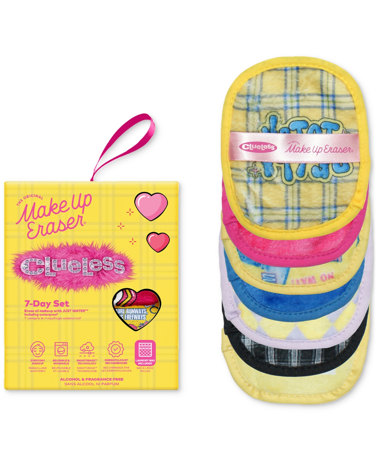 7-Pc. Clueless Makeup-Removing Cloth Set