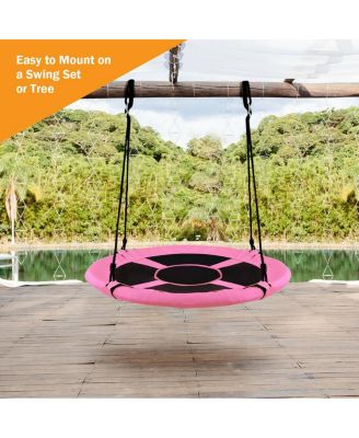 40 Inch Flying Saucer Tree Swing Indoor Outdoor Play Set