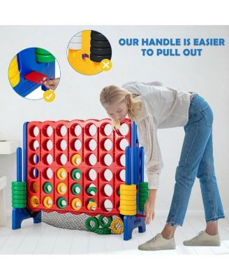 4-to-Score Giant Game Set with Net Storage