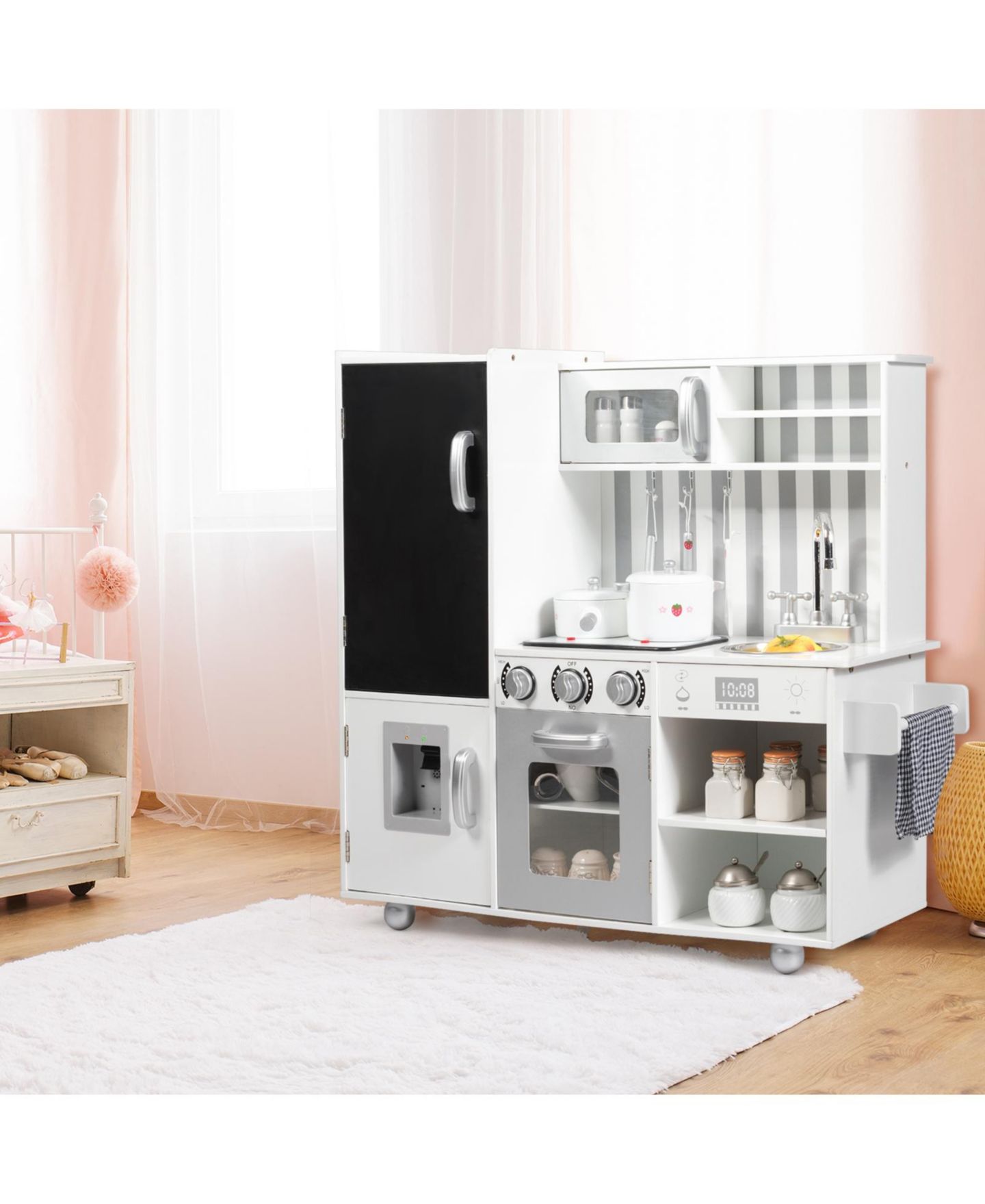 Детский игровой набор Mecale Cooking Kitchen Playset with Lights and Sounds, Ages 3+, цвет: Белый — фото 2