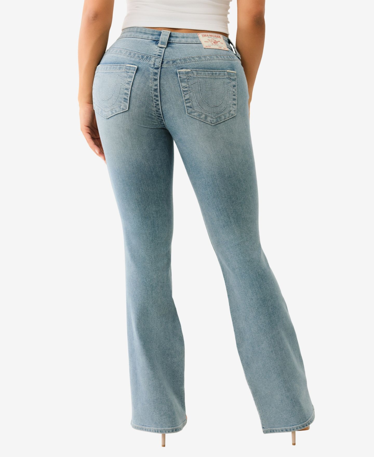 Женские джинсы True Religion Becca Bootcut Denim Jeans, цвет: Peak Spot — фото 2