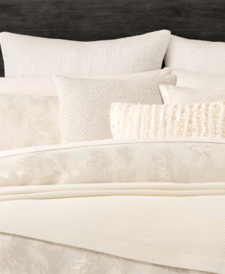 Beaded Netting Decorative Pillow, 18" x 18"