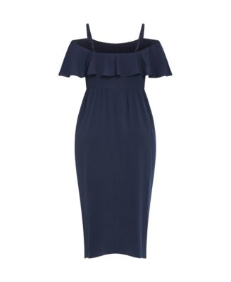 Women's Flirtation Drape Midi Dress