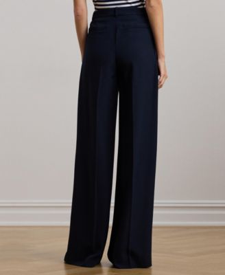 Women's Double-Faced Georgette Wide-Leg Pants