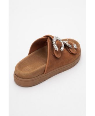 Morelia Suede Leather Slide Sandal (Women)