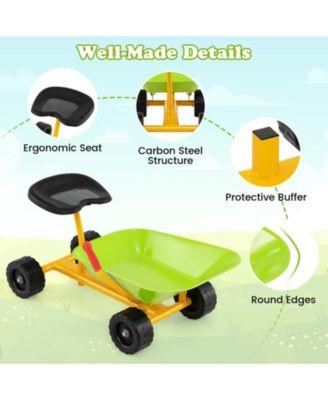 8" Heavy Duty Kids Ride-on Sand Dumper with 4 Wheels