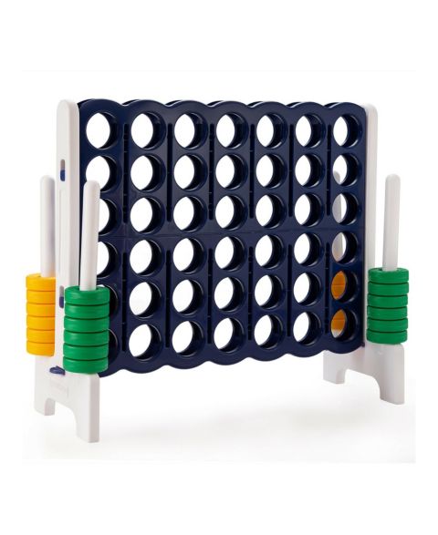 Детские игрушки Mecale 3.5 Feet Tall Jumbo 4-to-Score Giant Game Set with 42 Jumbo Rings, цвет: Чёрный