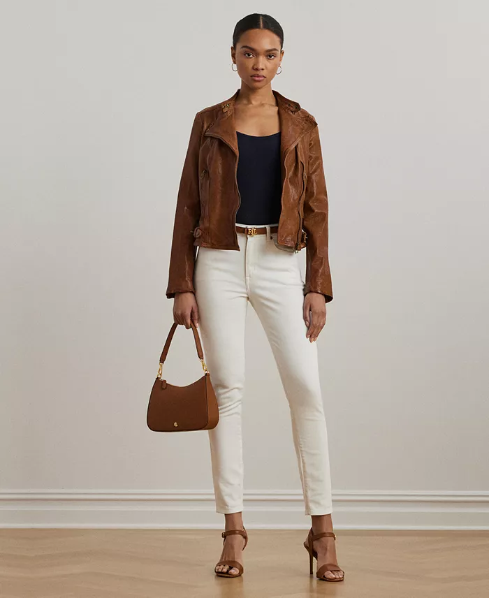 Tumbled-Leather Jacket - thumbnail 8