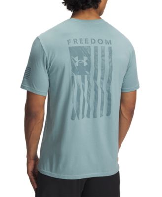 Men's Freedom Flag Logo Crewneck T-Shirt