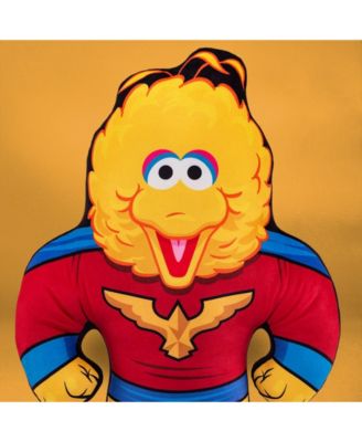 Sesame Street Big Bird Superhero 24" Bleacher Buddy - Soft Plush Toy