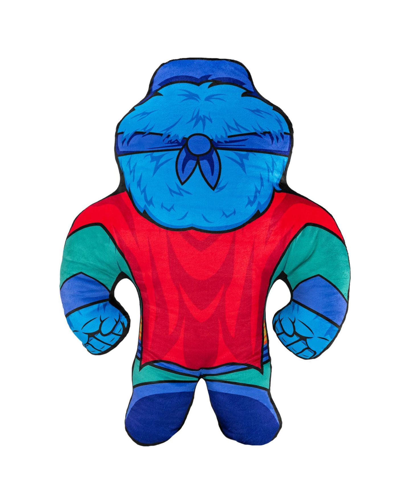 Детская мягкая игрушка Bleacher Creatures Cookie Monster Superhero 24" Bleacher Buddy Plush — фото 5
