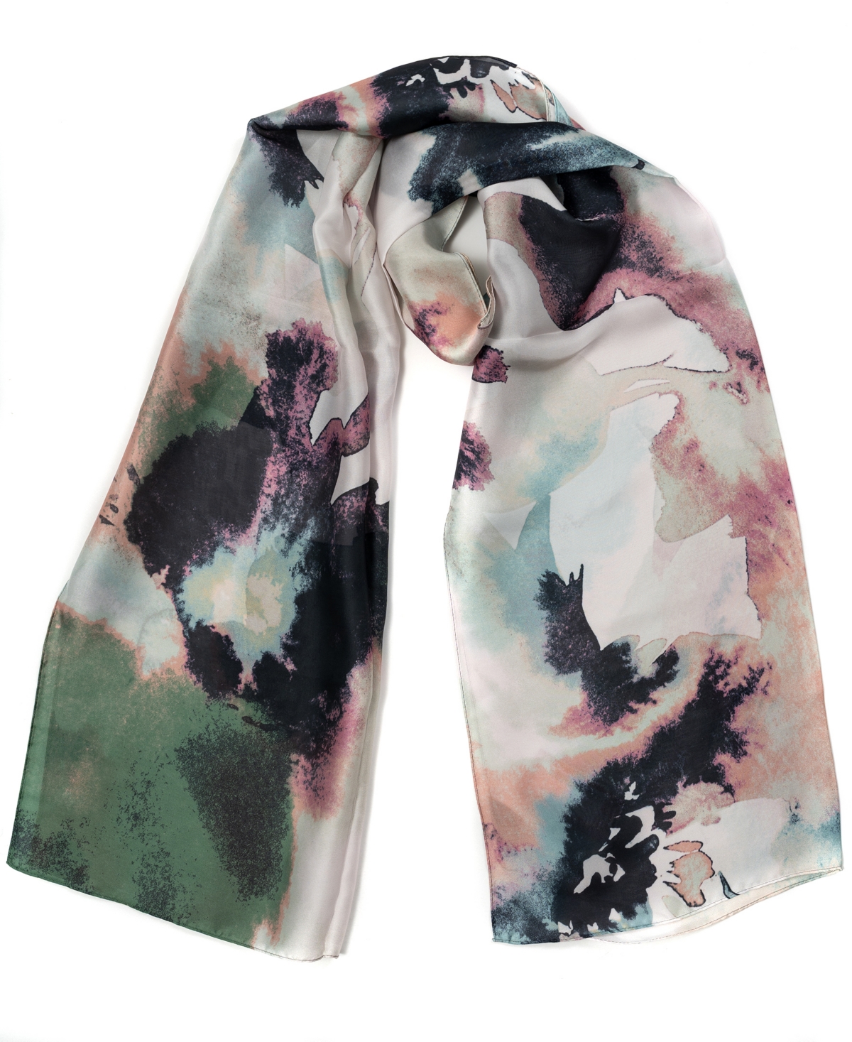 Vince Camuto Ink Bloom Oblong Scarf