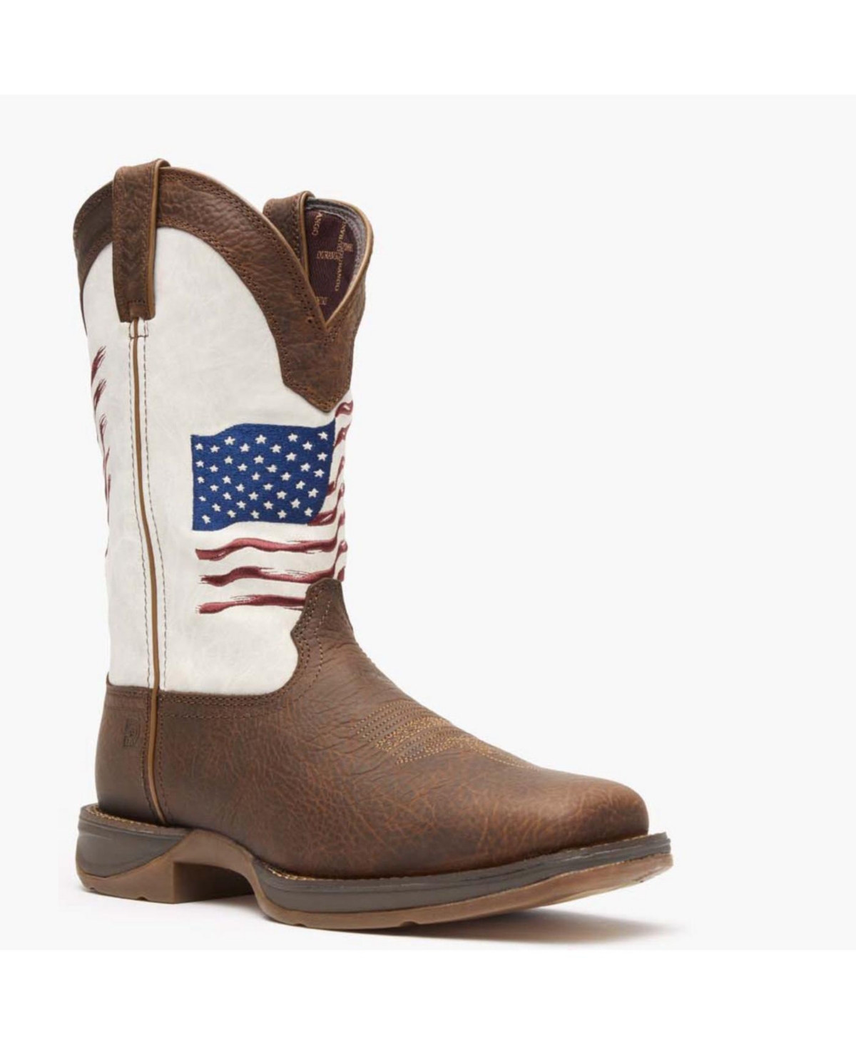 Men's Rebel by Distressed Flag Embroidery Western Boot