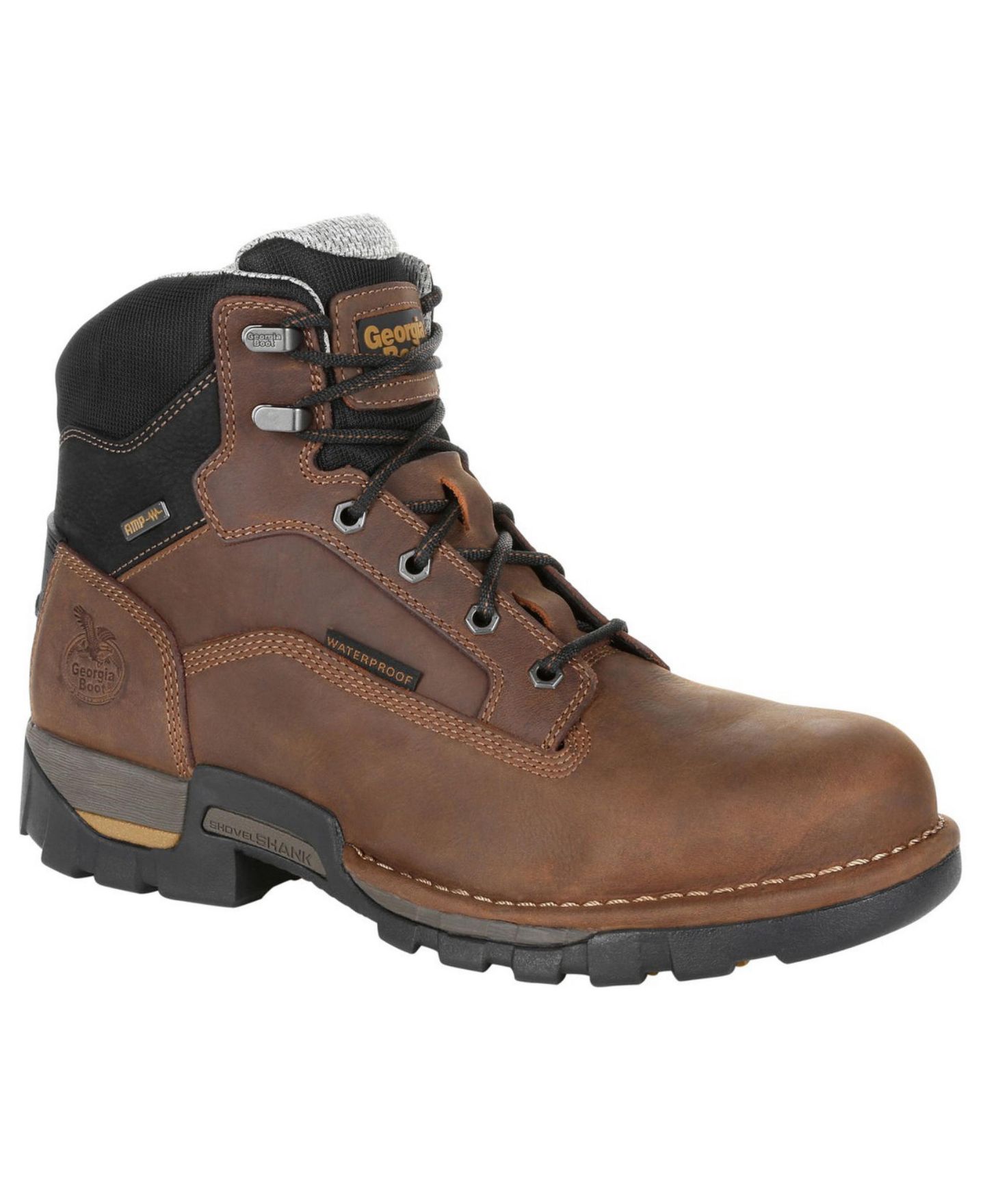Мужские ботинки GEORGIA BOOT Eagle One Steel Toe Waterproof Work Boot, цвет: Коричневый — фото 1