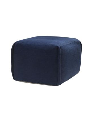 Cotton Ottoman for Comfortable Footrest and Living Room Accent