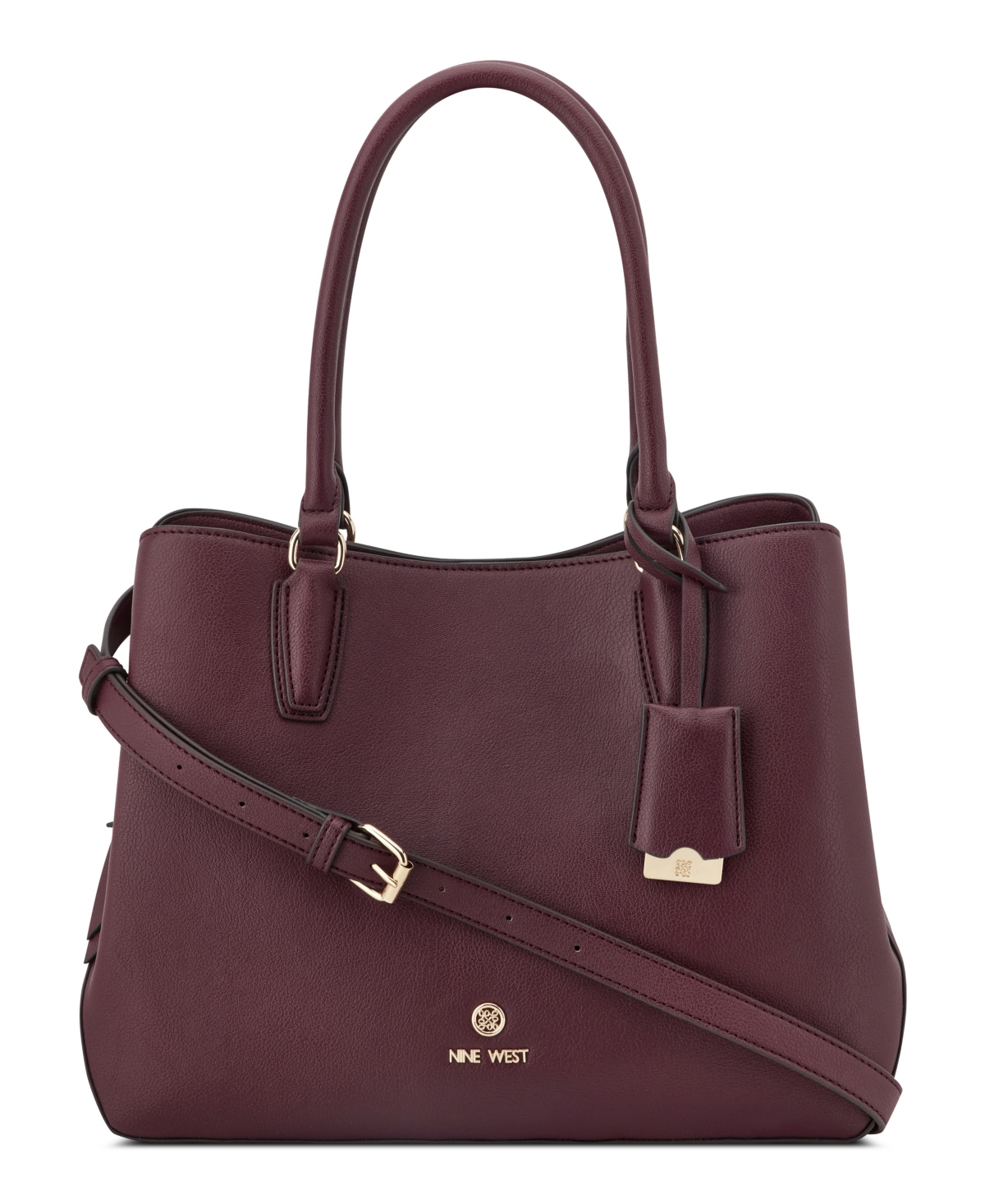 Nine West Lakelyn Triple Compartment Carryall Tote Bag In Purple