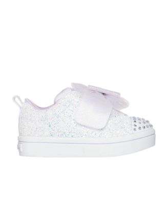 Toddler Girls Twinkle Toes: Twi-Lites 2.0 Sweetie Bow Fastening Strap Casual Sneakers from Finish Line