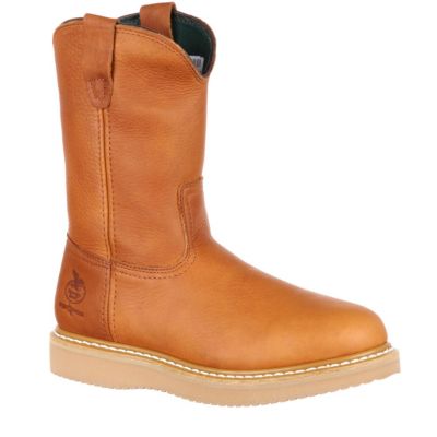 Men's Wedge Steel Toe Pull On Work Boot