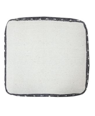 Cotton Ottoman for Living Room Footrest and Cozy Home Accent
