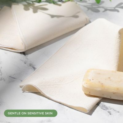 Raw Silk Skincare Washcloths, Exfoliating, Multi-Pack