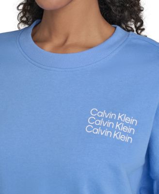 Women's Mini Triple Logo Pullover Sweatshirt