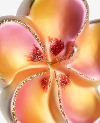 Hawaii Pink & Gold Flower Ornament, Exclusively at Macy's