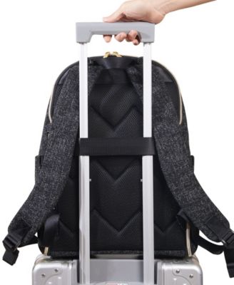 Convertible Tweed Diaper Backpack