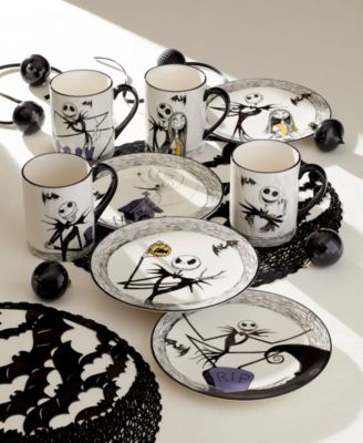 Nightmare Before Christmas Mugs, Set of 4