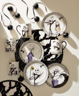 Nightmare Before Christmas Accent Plates, Set of 4