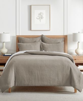 Home Reede Muslin Textured 3-Pc. Comforter Set, Full/Queen